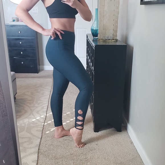 Marika teal leggings size S - Picture 1 of 2